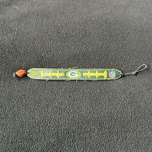 Green Bay Packers leather bracelet